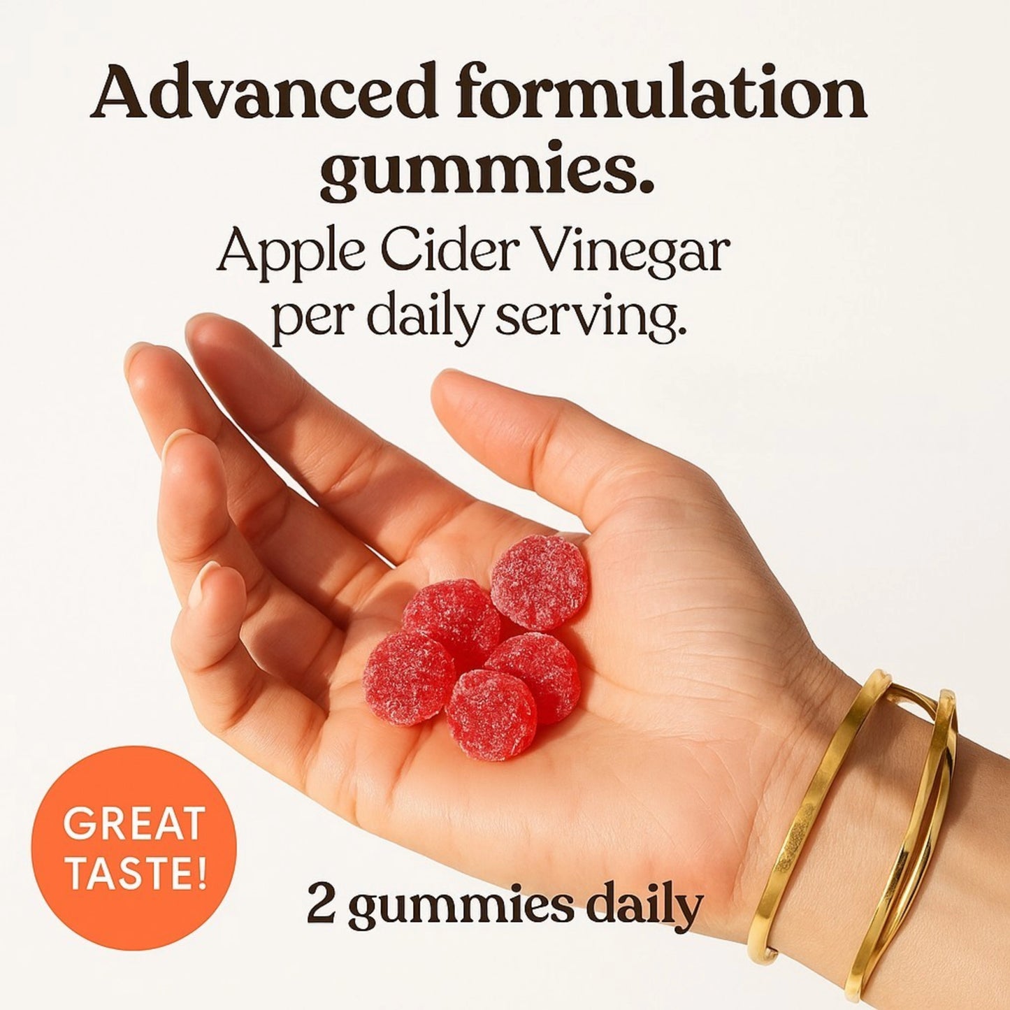 Apple Cider Vinegar Gummies | With Vitamin B12 & Folic Acid
