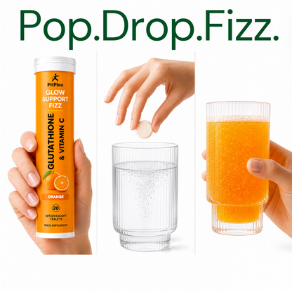 Skin Renew Fizz | Glutathione & Vitamin C | 20 Effervescent Tablets