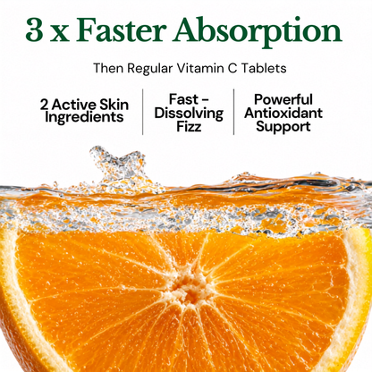 Skin Renew Fizz | Glutathione & Vitamin C | 20 Effervescent Tablets