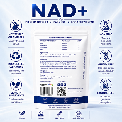 NAD+ Resveratrol | Energy & Healthy Aging Support