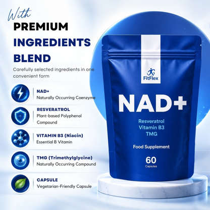 NAD+ Resveratrol | Energy & Healthy Aging Support