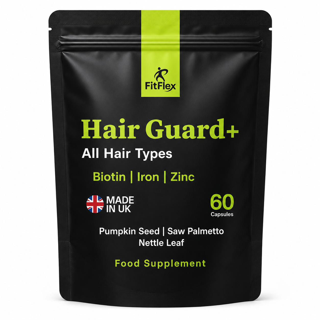 DHT Blocker Supplement | Biotin, Iron & Zinc | Hair Growth & Hair Loss Support