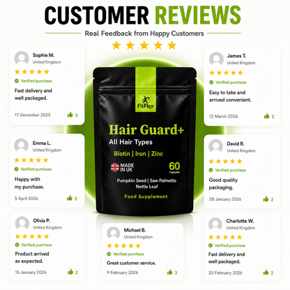 DHT Blocker Supplement | Biotin, Iron & Zinc | Hair Growth & Hair Loss Support