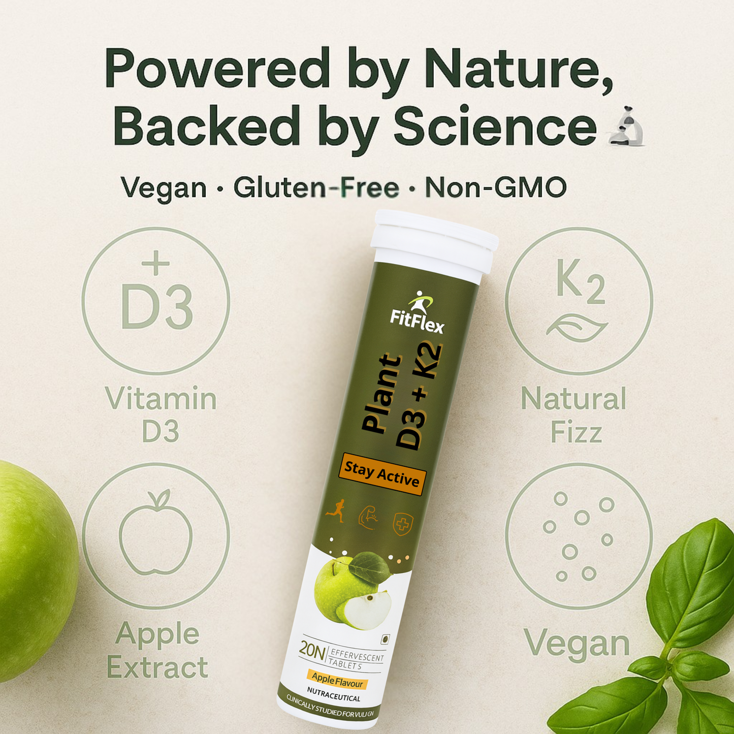 Vitamin D3 K2 Tablets UK | Bone & Immune Support