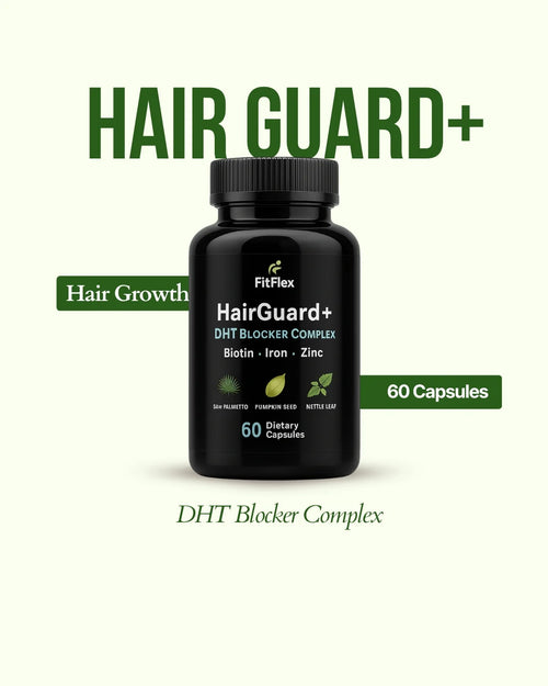 DHT Blocker Supplement | Biotin, Iron & Zinc | Hair Growth & Hair Loss Support